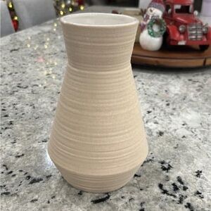 Beige Ceramic Vase
